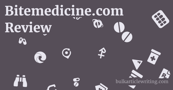 Bitemedicine.com Review 1 by