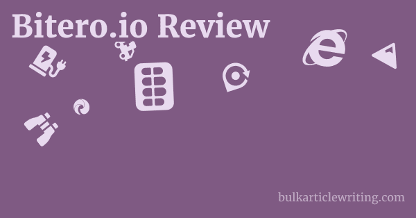 Bitero.io Review 1 by