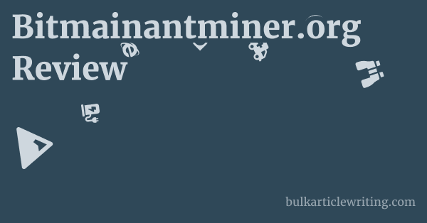 Bitmainantminer.org Review 1 by