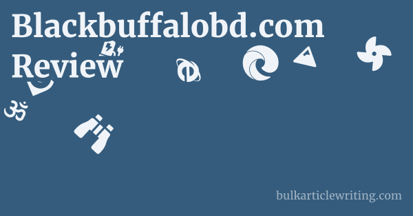 Blackbuffalobd.com Review 1 by