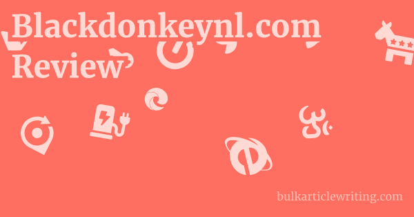 Blackdonkeynl.com Review 1 by