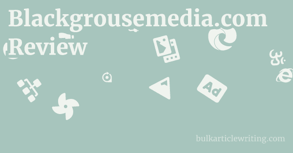 Blackgrousemedia.com Review 1 by Partners