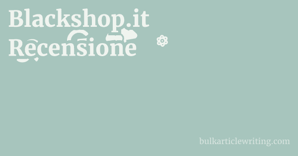 Blackshop.it Recensione 1 by