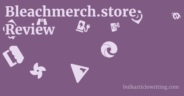 Bleachmerch.store Review 1 by