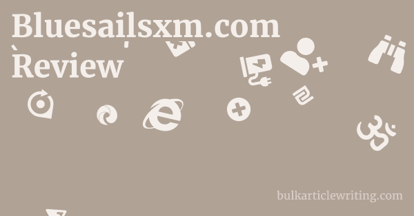 Bluesailsxm.com Review 1 by