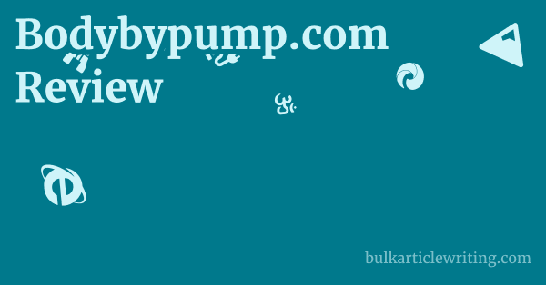 Bodybypump.com Review 1 by