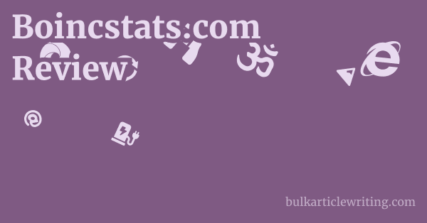 Boincstats.com Review 1 by