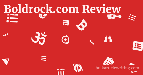 Boldrock.com Review 1 by