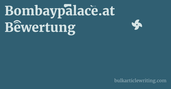 Bombaypalace.at Bewertung 1 by