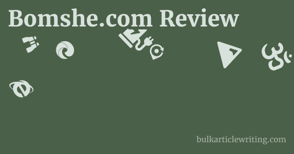 Bomshe.com Review 1 by