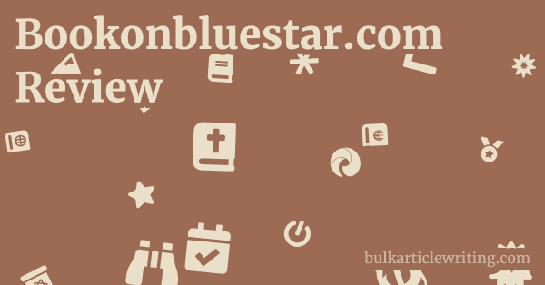Bookonbluestar.com Review 1 by
