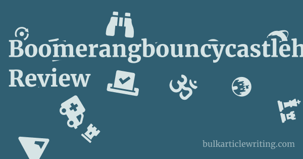 Boomerangbouncycastlehire.co.uk Review 1 by