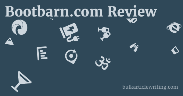 Bootbarn.com Review 1 by