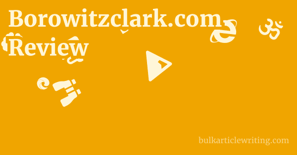 Borowitzclark.com Review 1 by
