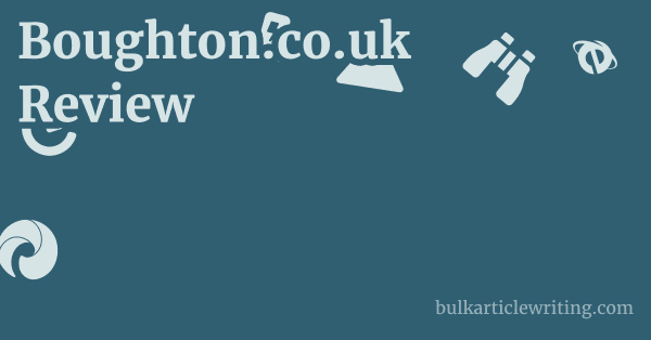 Boughton.co.uk Review 1 by