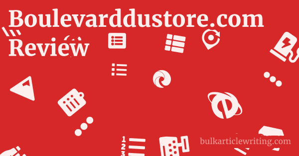 Boulevarddustore.com Review 1 by