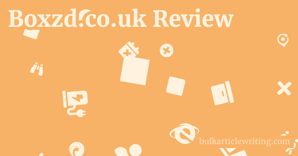 Boxzd.co.uk Review 1 by