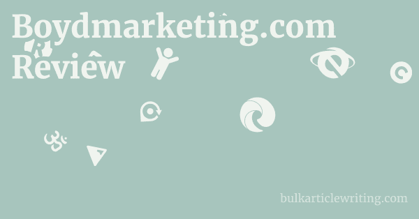 Boydmarketing.com Review 1 by