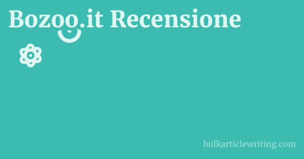 Bozoo.it Recensione 1 by