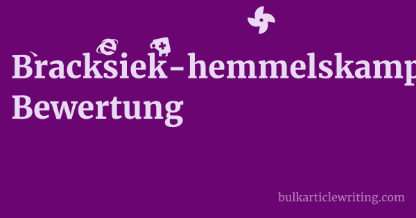 Bracksiek-hemmelskamp.de Bewertung 1 by