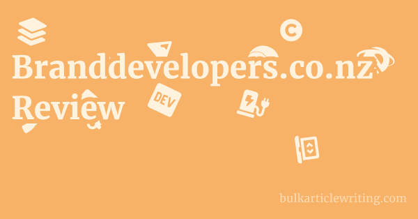 Branddevelopers.co.nz Review