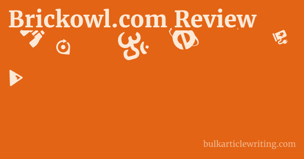 Brickowl.com Review 1 by