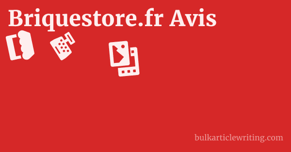 Briquestore.fr Avis 1 by