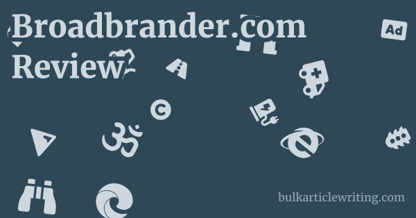 Broadbrander.com Review 1 by Partners