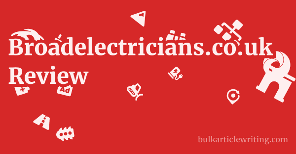 Broadelectricians.co.uk Review 2 by Broadelectricians.co.uk Review 1 by