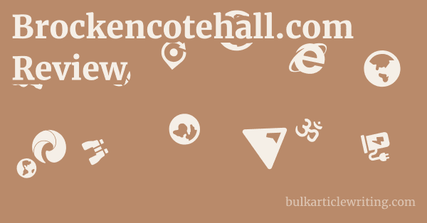 Brockencotehall.com Review 1 by