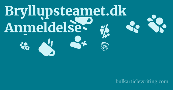 Bryllupsteamet.dk Anmeldelse 1 by Partners