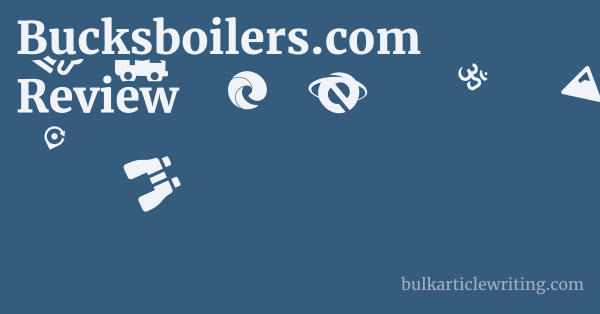 Bucksboilers.com Review 1 by