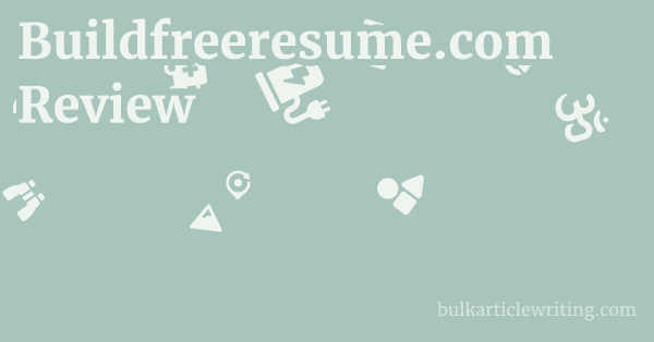 Buildfreeresume.com Review 1 by