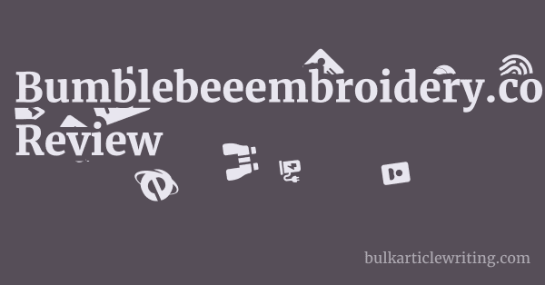 Bumblebeeembroidery.co.uk Review 1 by