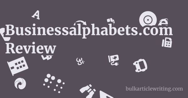 Businessalphabets.com Review 1 by