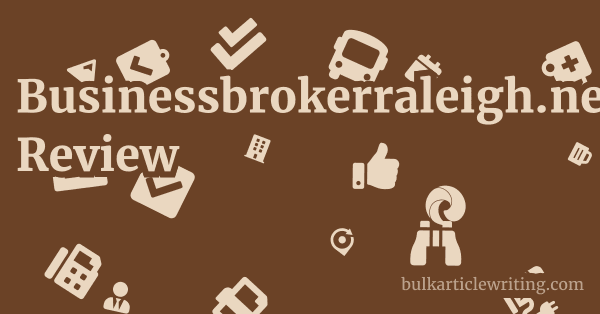 Businessbrokerraleigh.net Review 1 by
