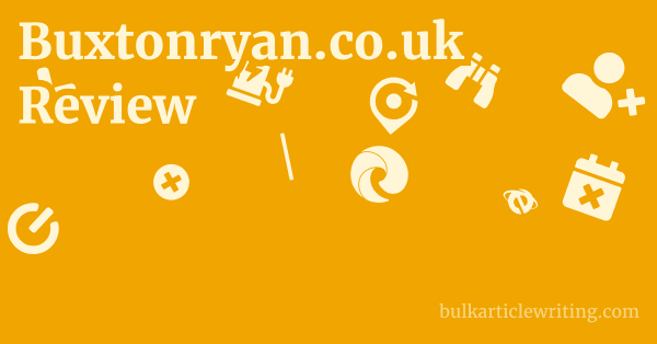 Buxtonryan.co.uk Review 1 by