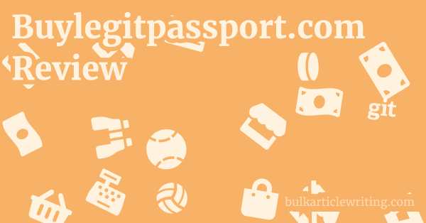 Buylegitpassport.com Review 1 by