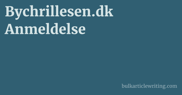 Bychrillesen.dk Anmeldelse 1 by Partners