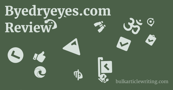 Byedryeyes.com Review 1 by