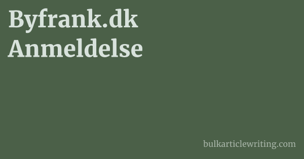 Byfrank.dk Anmeldelse 1 by