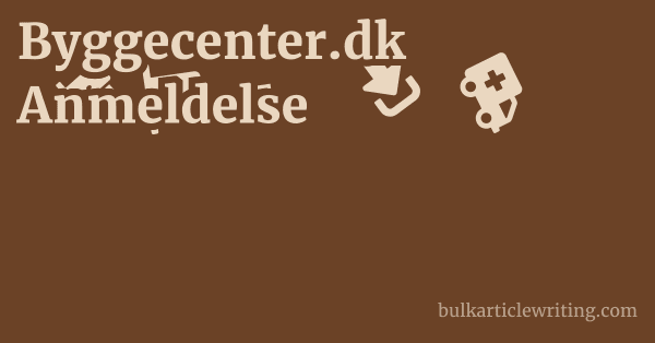 Byggecenter.dk Anmeldelse 1 by