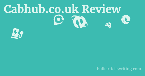 Cabhub.co.uk Review 1 by Partners