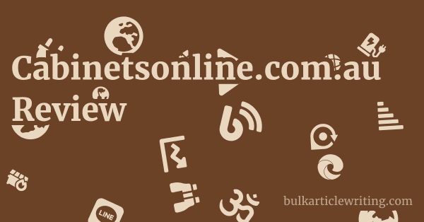 Cabinetsonline.com.au Review 1 by