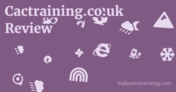 Cactraining.co.uk Review 1 by