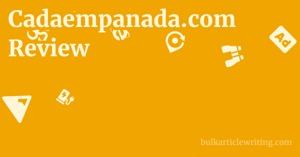 Cadaempanada.com Review 1 by Partners