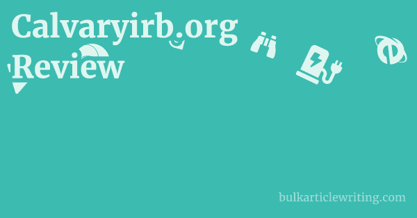 Calvaryirb.org Review 1 by