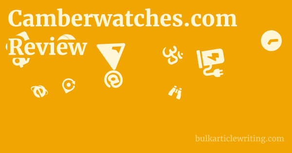 Camberwatches.com Review 1 by