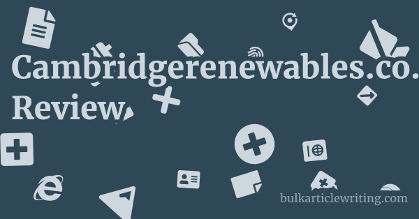 Cambridgerenewables.co.uk Review 1 by