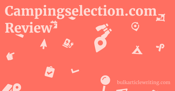 Campingselection.com Review 1 by